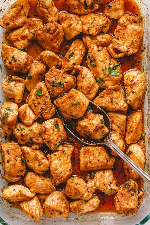 Meal Prep Chicken Cubes Around and About