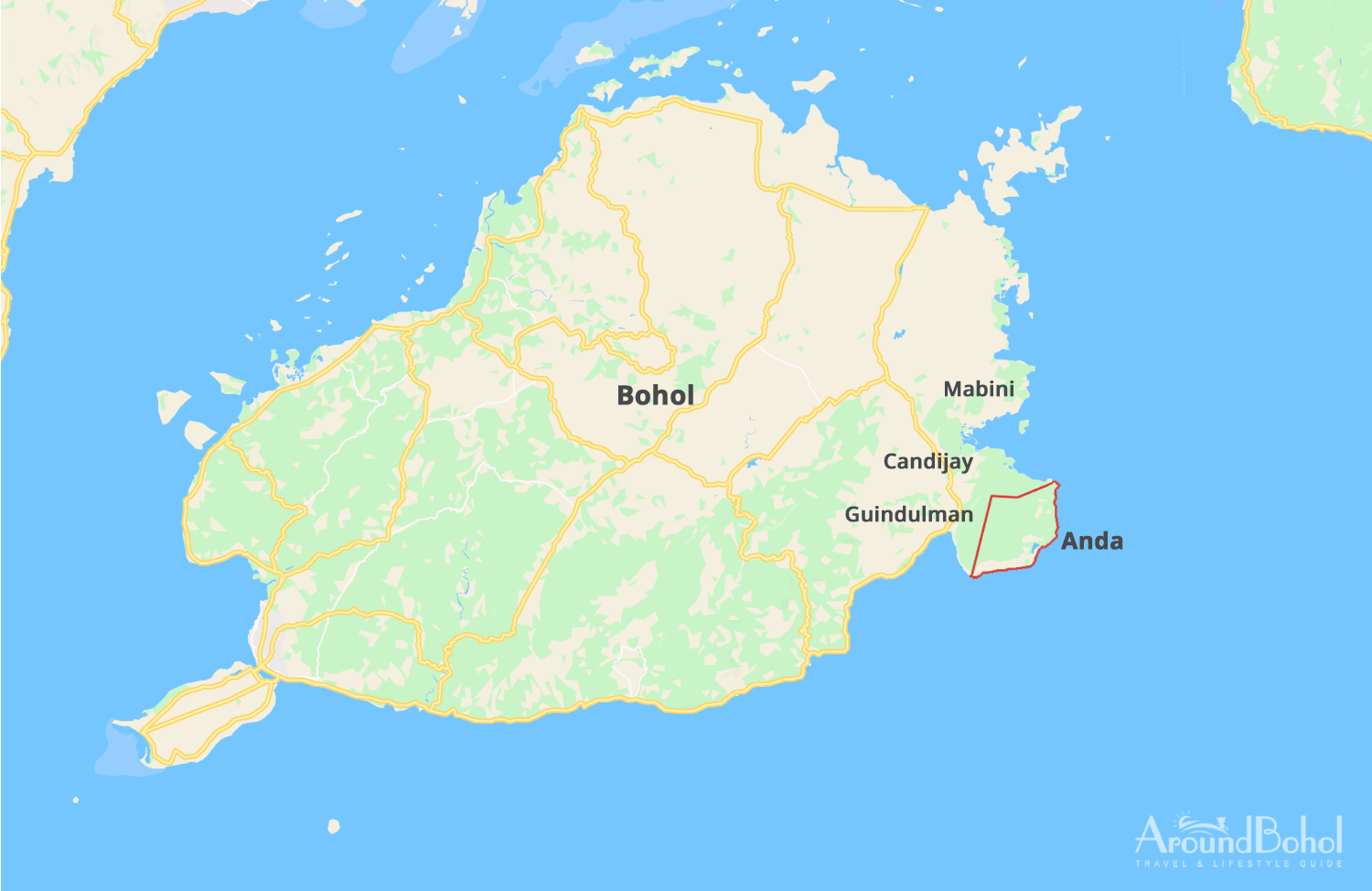 Anda Bohol Philippines Map The Best Activities to Do in Anda, Bohol
