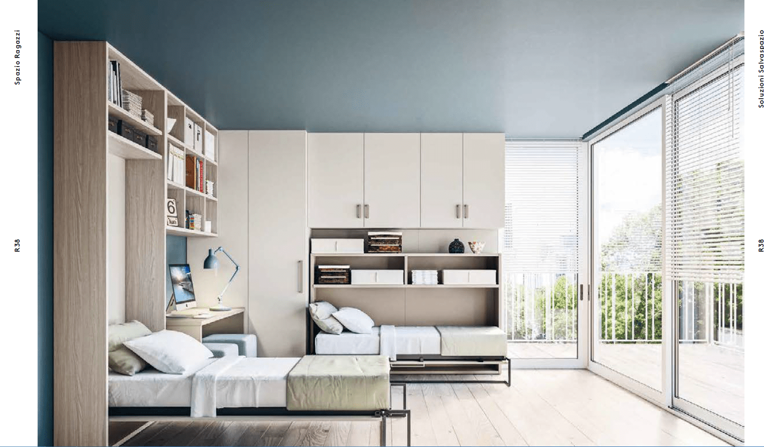 Camere Salvaspazio Arredamenti Milano Folino