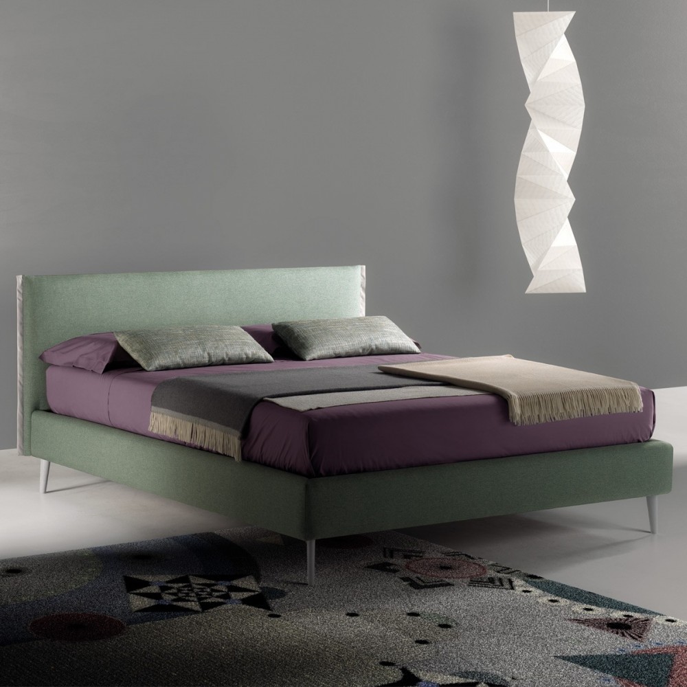 Letto matrimoniale imbottito sfoderabile Mulan ArredaSì