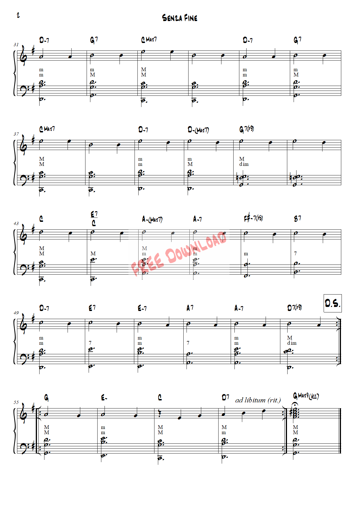 Senza Fine for Accordion