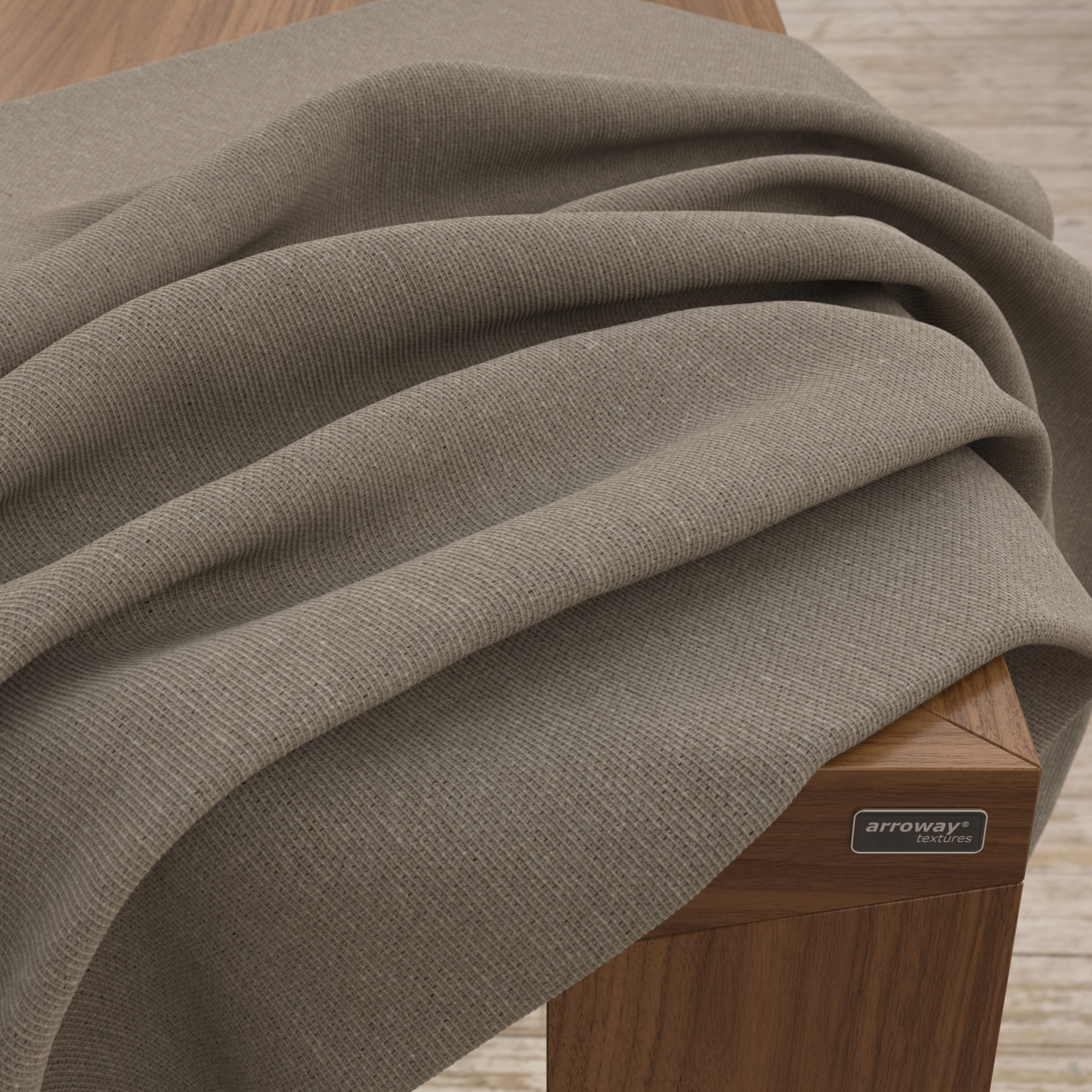 Seamless Rib Weave Fabric Texture (fabric 036) Arroway Textures