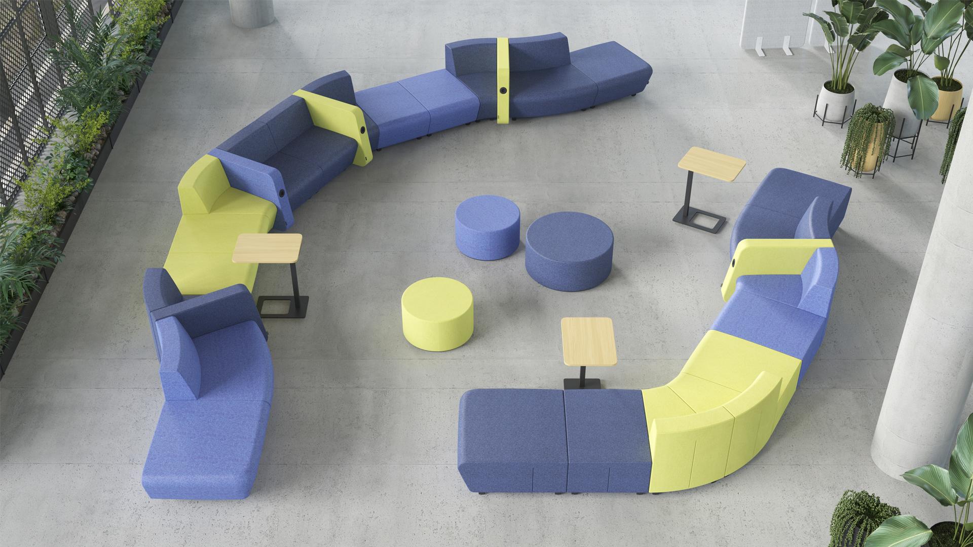 Soft Rock Modular Soft Seating Arrow Group