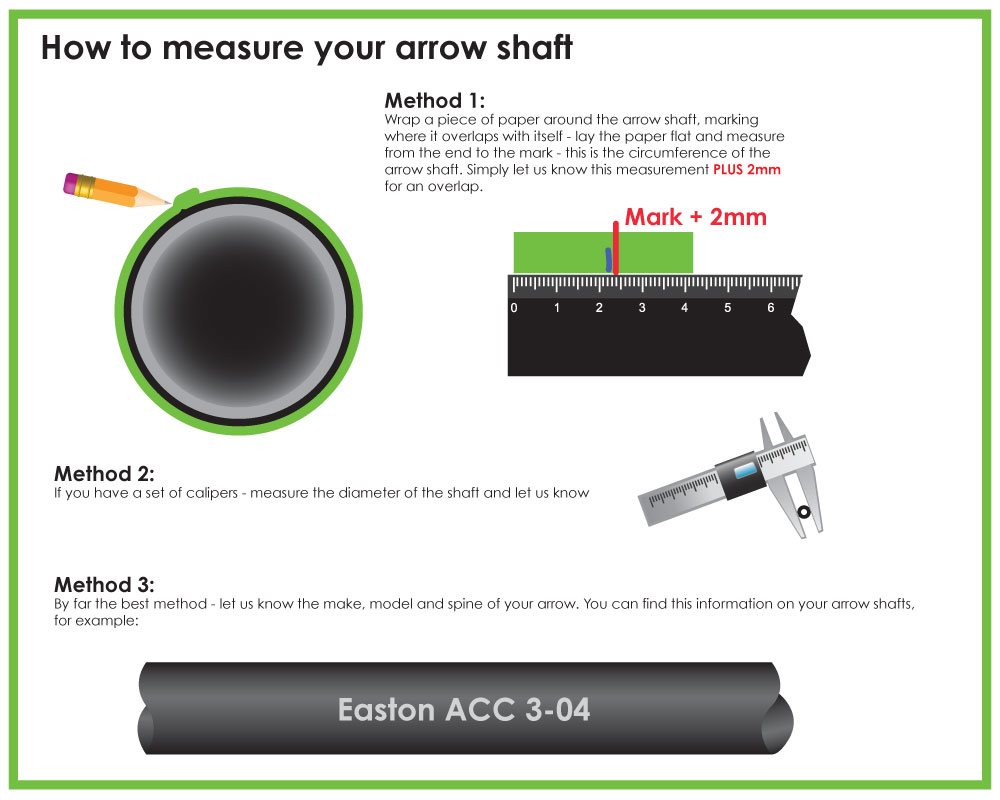How to measure your arrow shafts