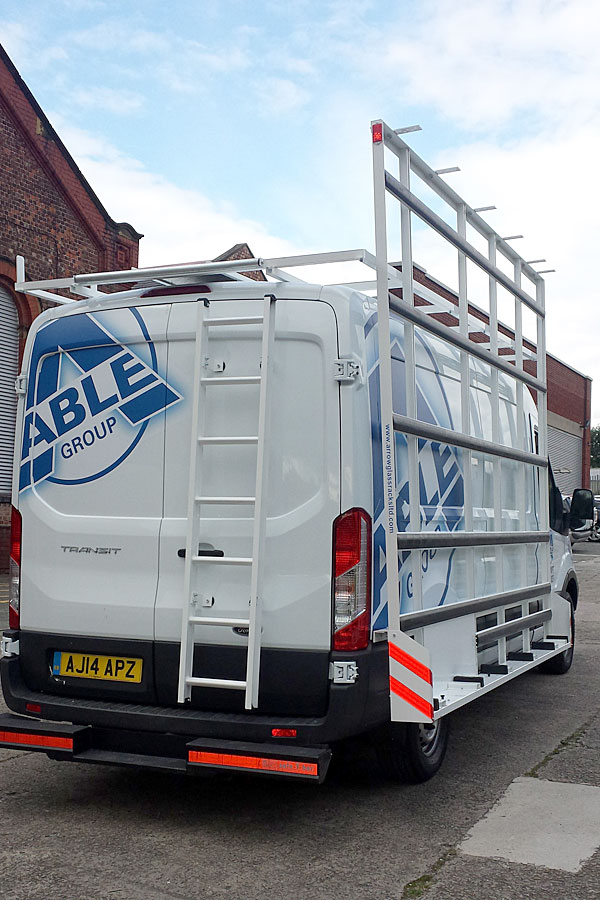 Van Glass Racks and Glass Frails for Vans by Arrow National Fitting