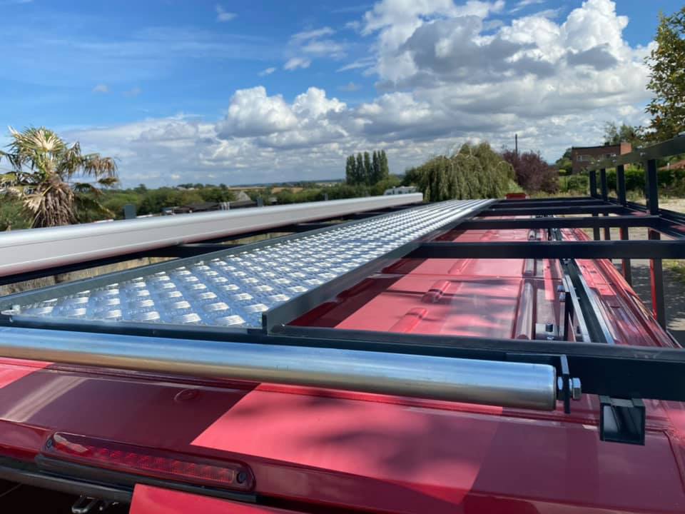 Van Glass Racks and Glass Frails for Vans by Arrow National Fitting