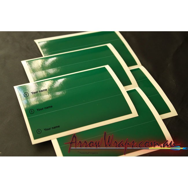 Dark Green arrow wraps Protect identify and dress up your arrows.