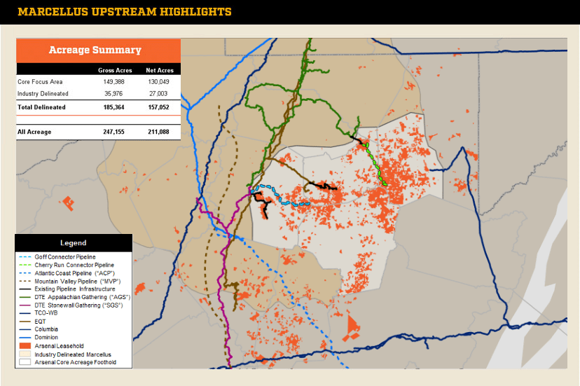 Operations Arsenal Resources Natural Gas Operator Marcellus