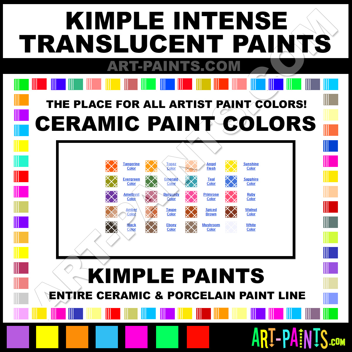 Mushroom Intense Translucent Ceramic Paints 717 Mushroom Paint