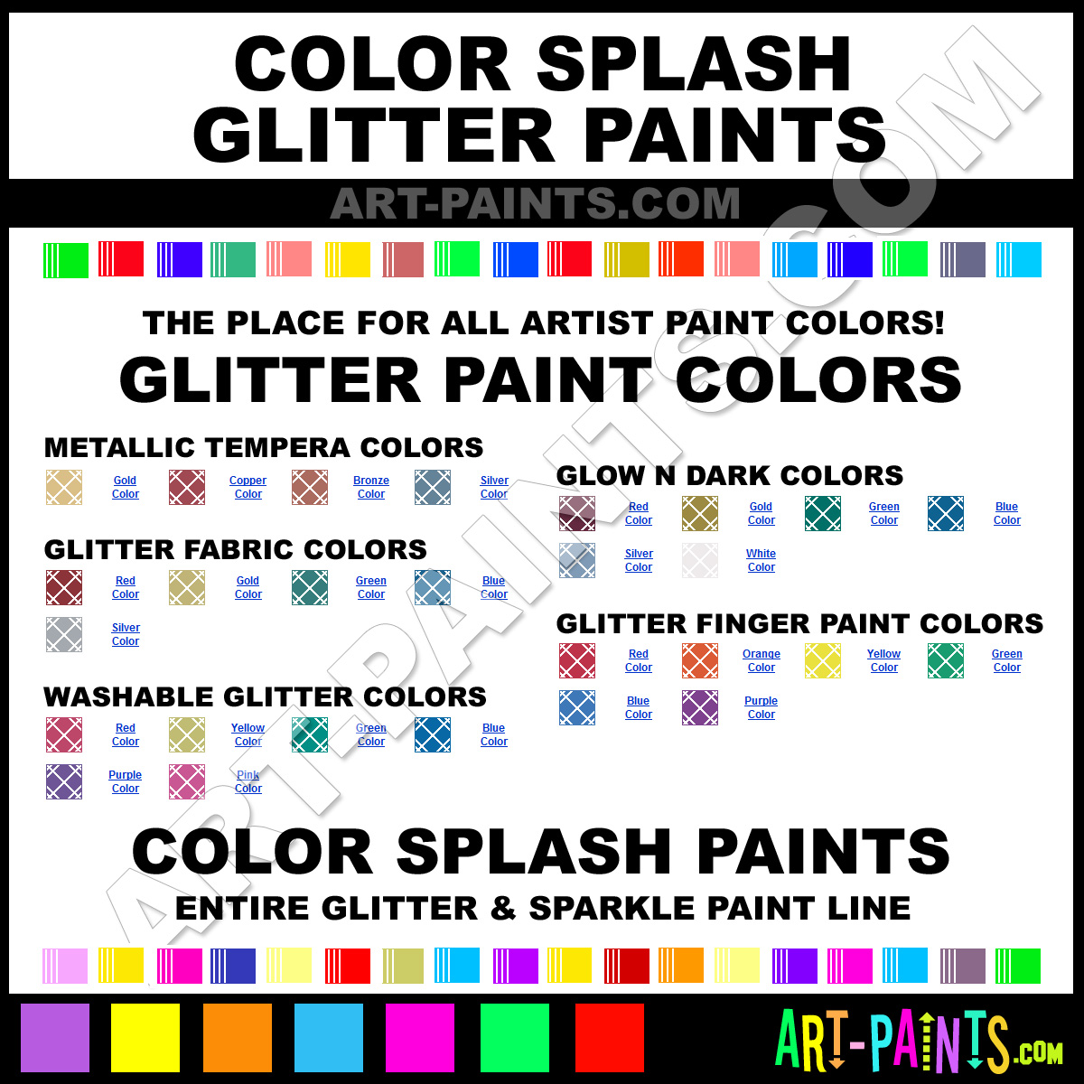 Color Splash Glitter Paint Brands Color Splash Paint Brands, Glitter