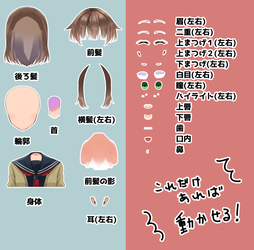 Live2Dに触ってみよう！ コミックイラストコース アートスクール大阪 ブログ