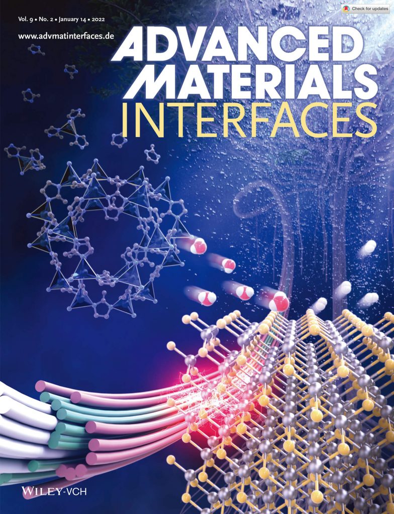 論文雑誌「Advanced Materials Interfaces」のカバーピクチャーを制作しました[東京理科大学] 株式会社アートアクション