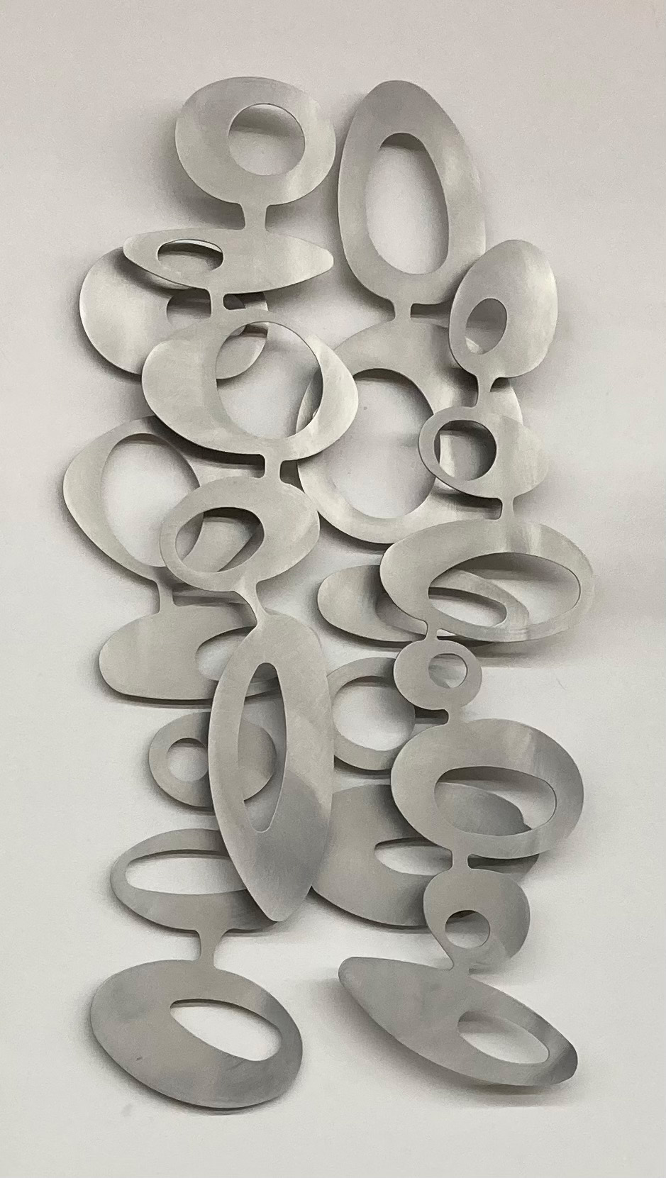 Freeform Olive Small Abstract Metal Wall Sculpture Art & Element