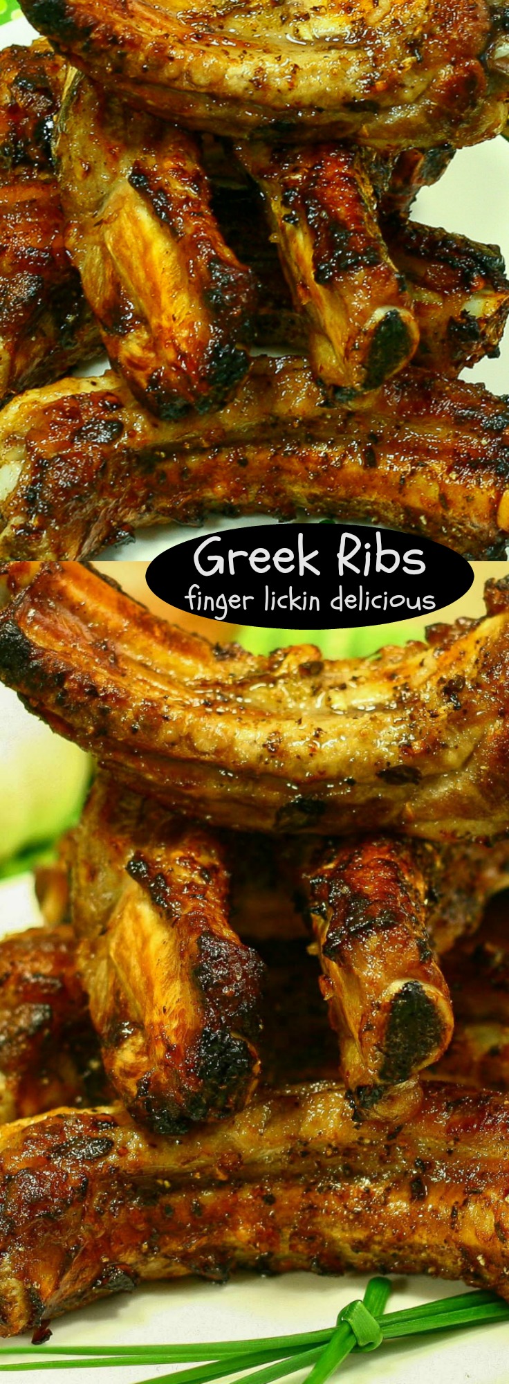 Greek Ribs Art and the Kitchen
