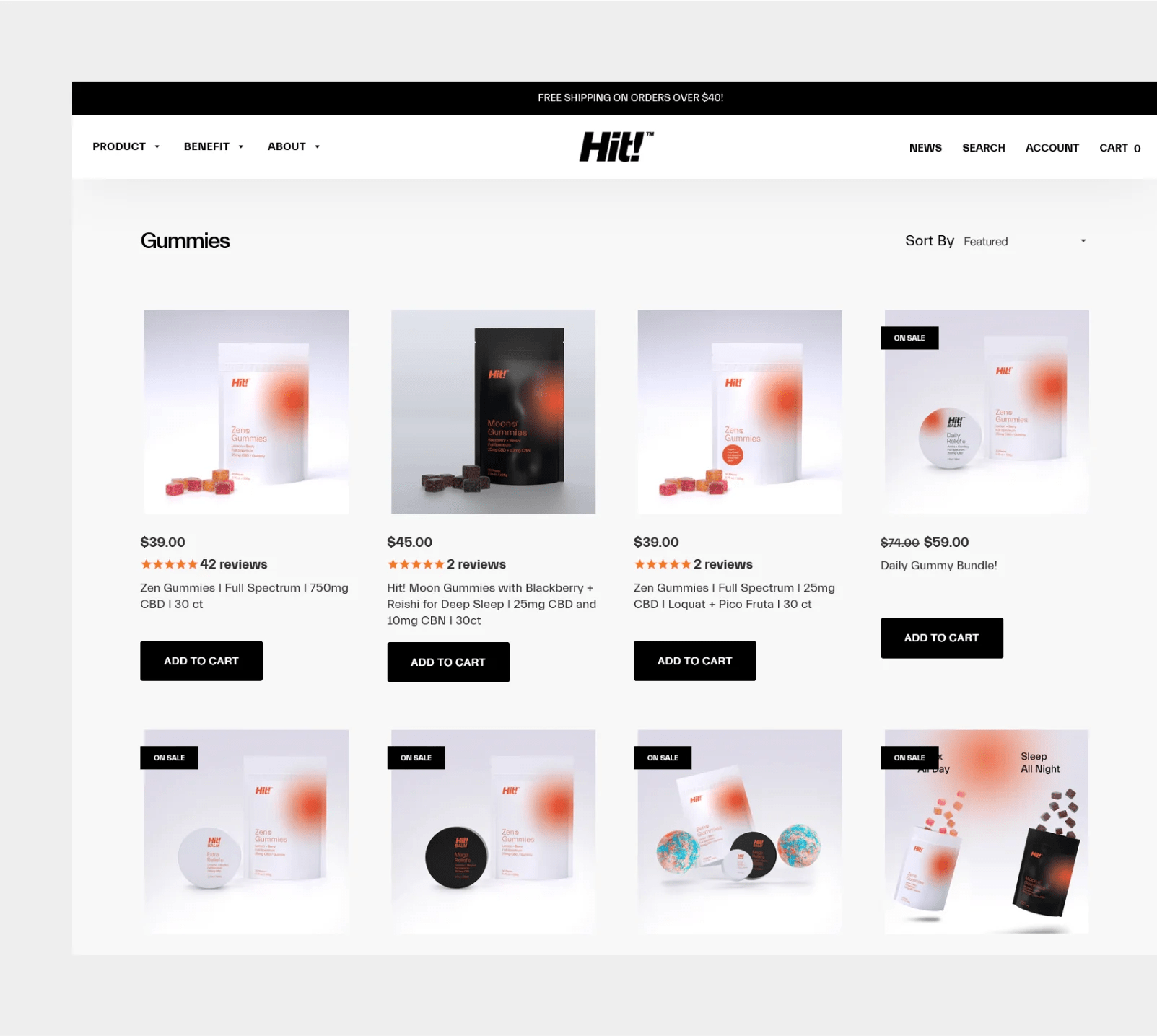 Hit Balm CBD Brand Artattackk  Design Agency