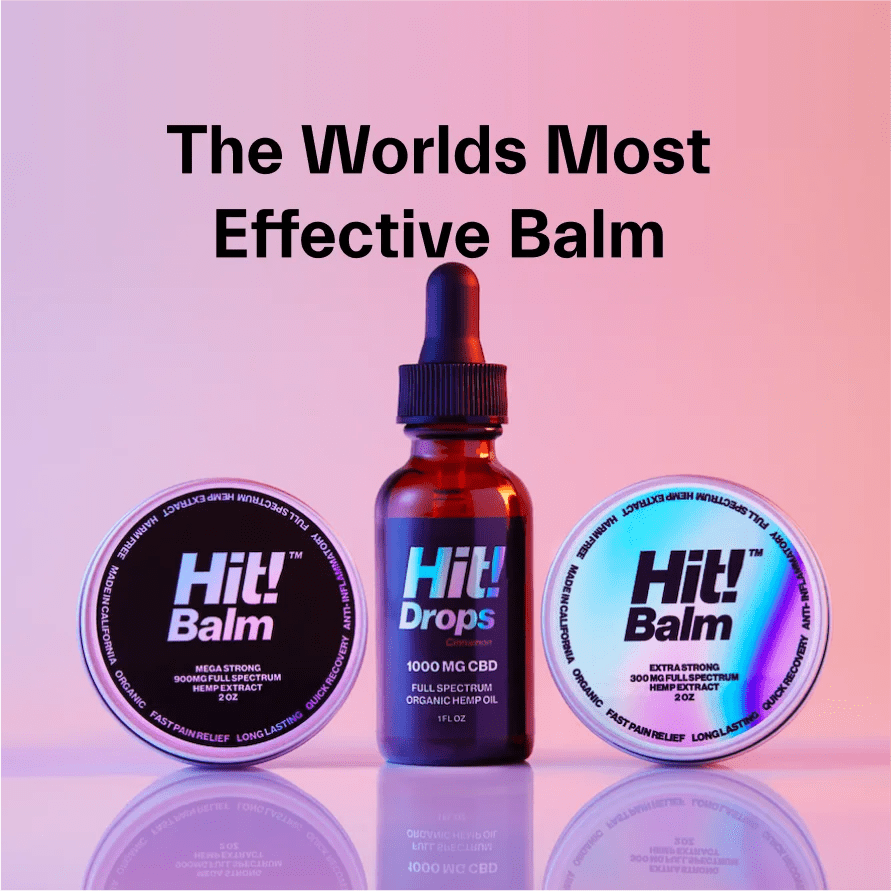 Hit Balm CBD Brand Artattackk  Design Agency