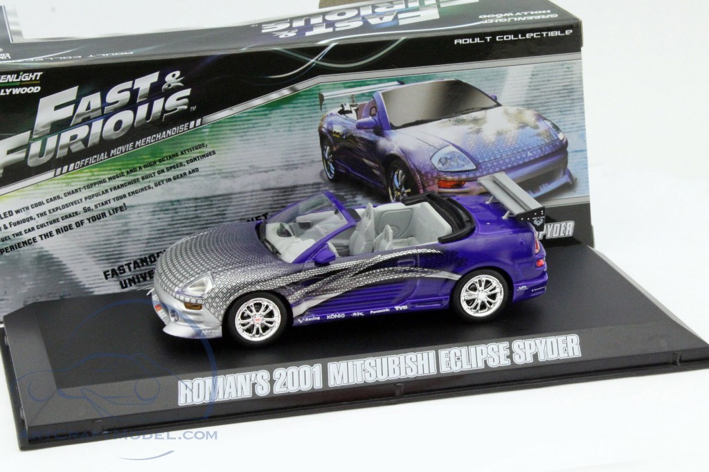 Roman's Mitsubishi Eclipse Spyder Movie 2 Fast 2 Furious 2003 purple
