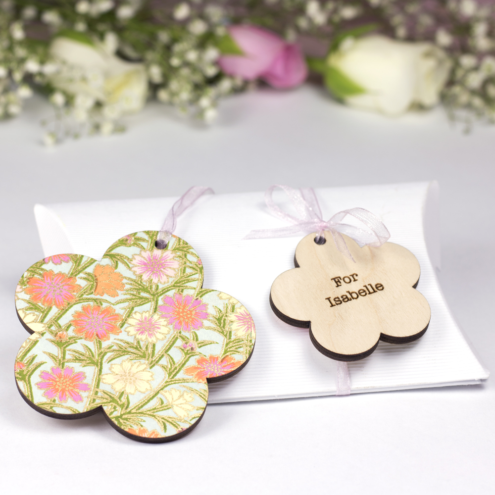 Personalised Flower Girl Rounded Petals Artcuts