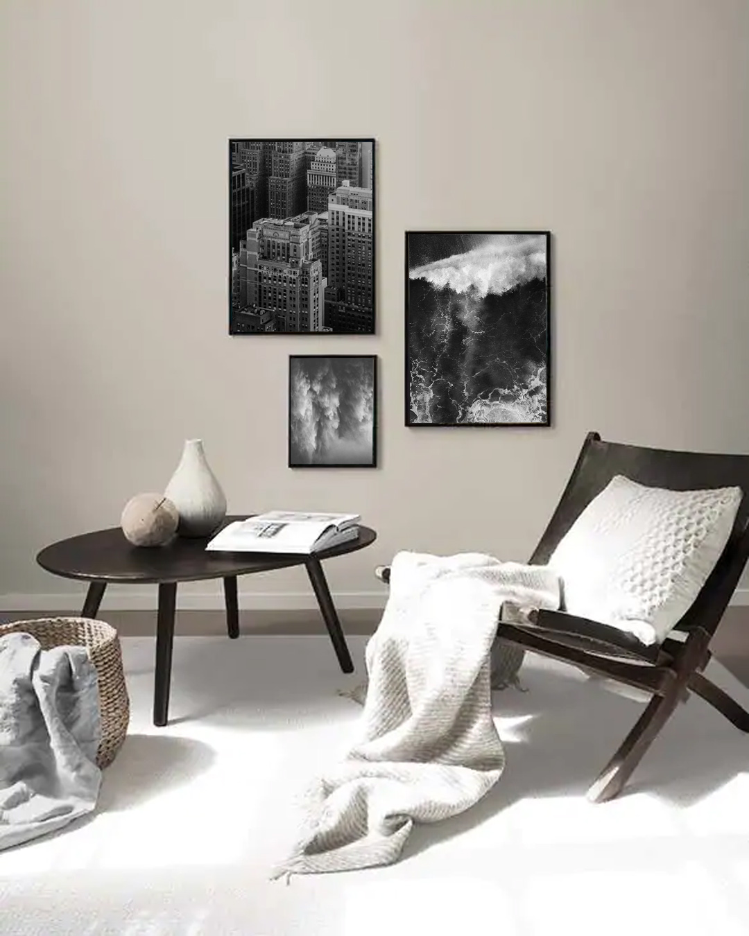 Black and white art wall Artdesign