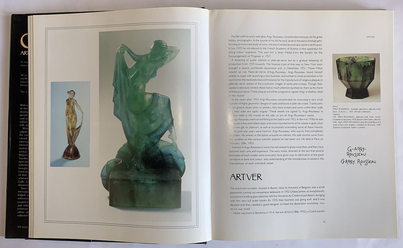 Book Glass Art Nouveau to Art Deco by Victor Arwas Artedeco