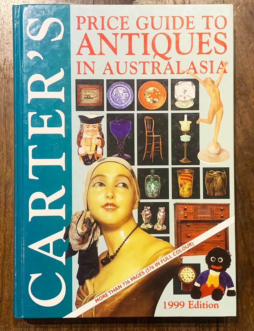 Carters 1999 Price Guide to Antiques in Australasia Artedeco Online