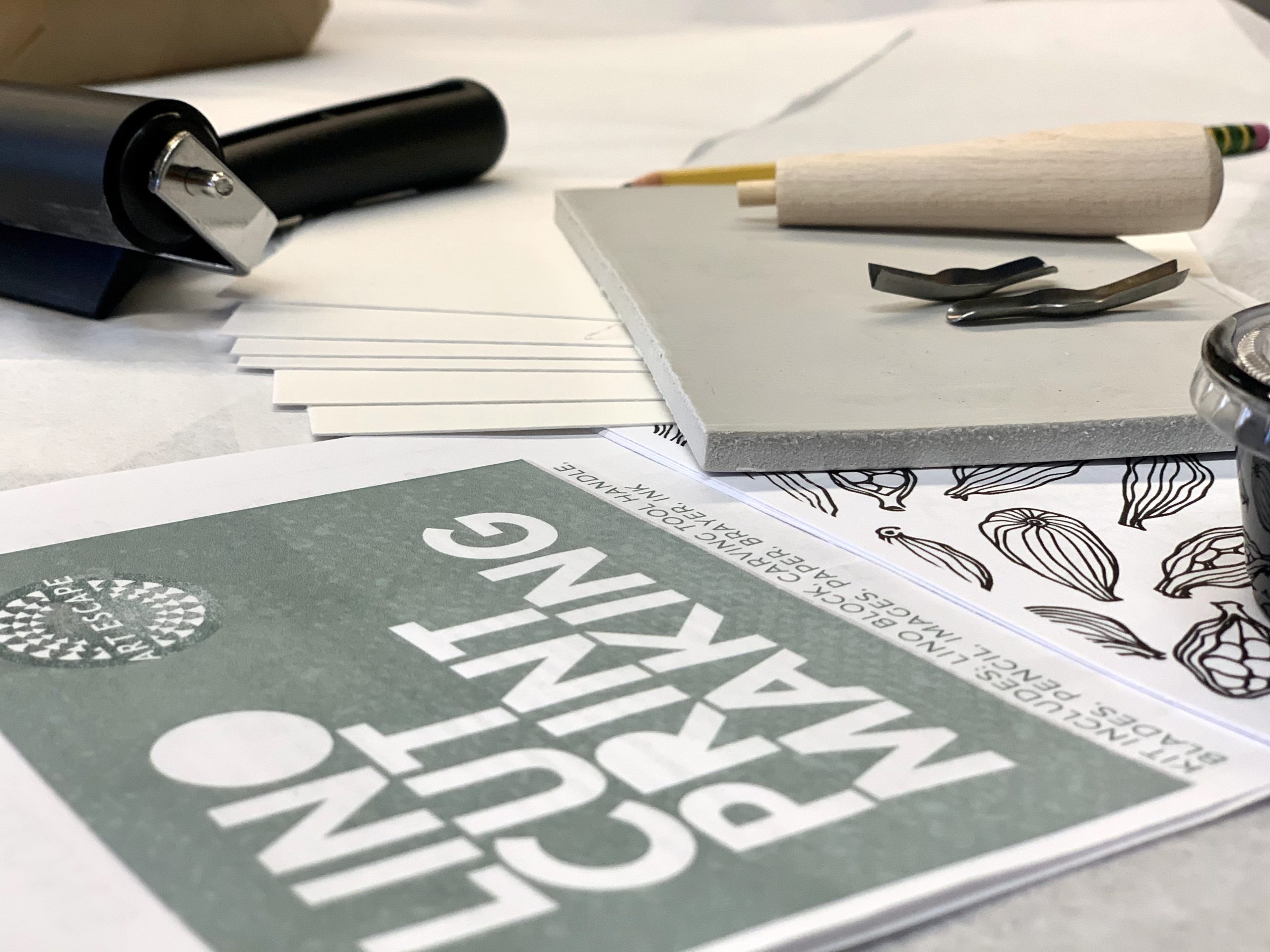 Lino Cut Printmaking Kit OUT OF STOCK Art Escape