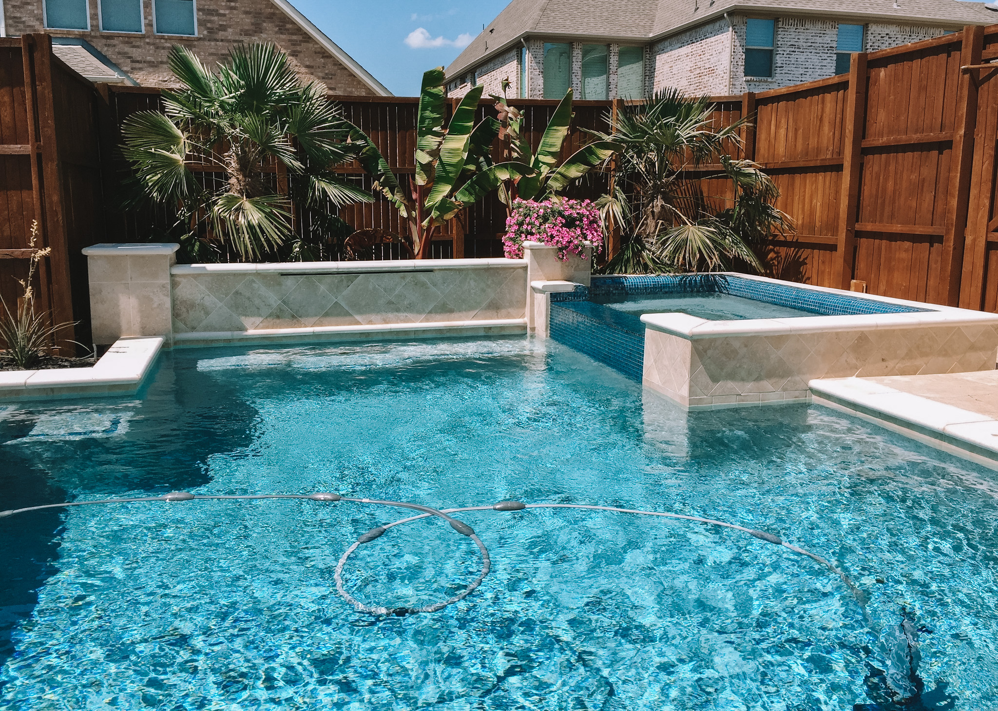 Dallas Geometric Pool Design Gallery Frisco, Plano pool