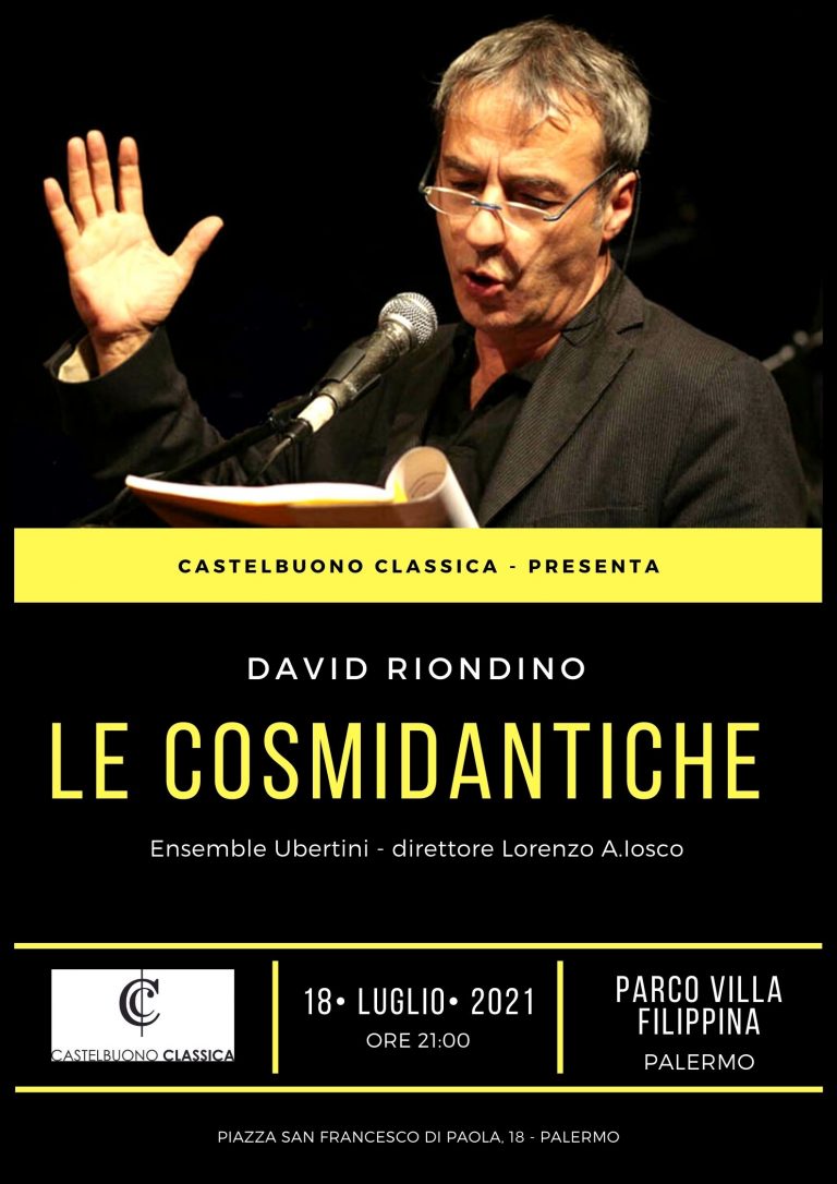 La grande musica sul palco di Villa Filippina in scena Davide Riondino, Olivia Sellerio e