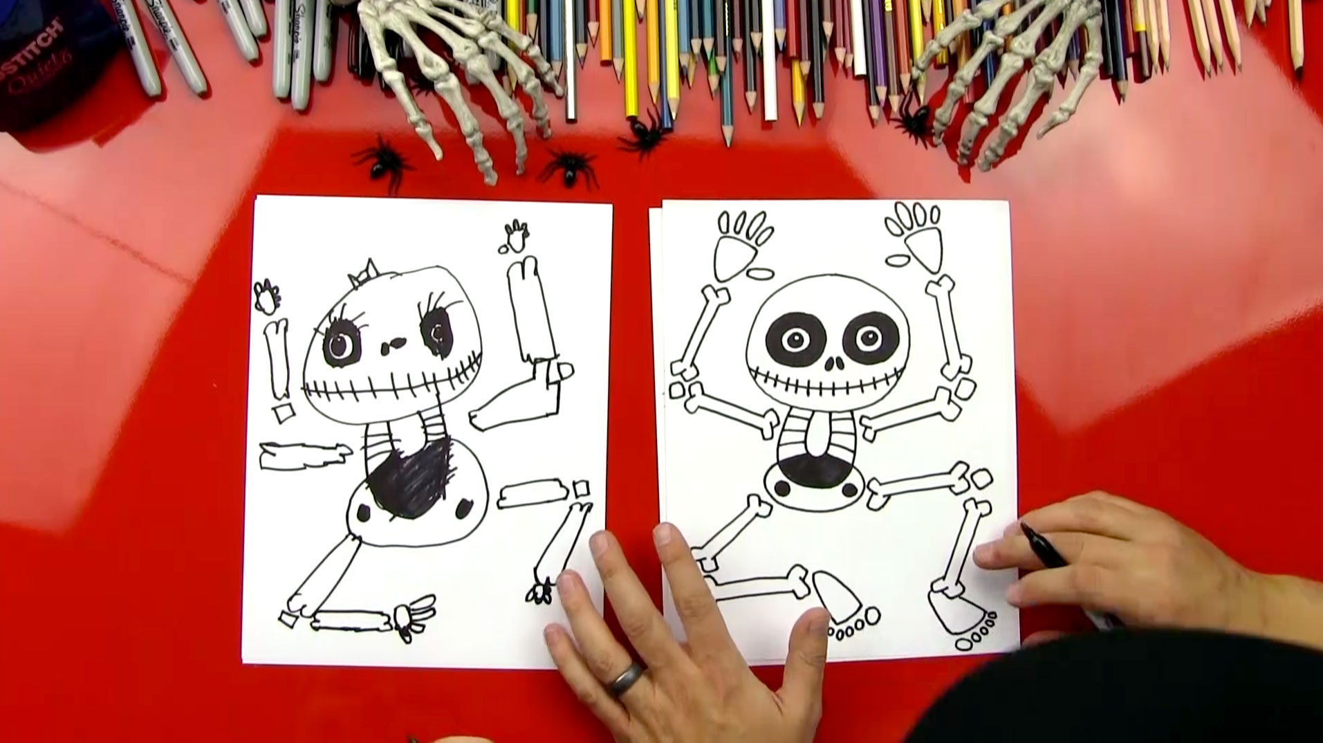 art hub for kids skeleton