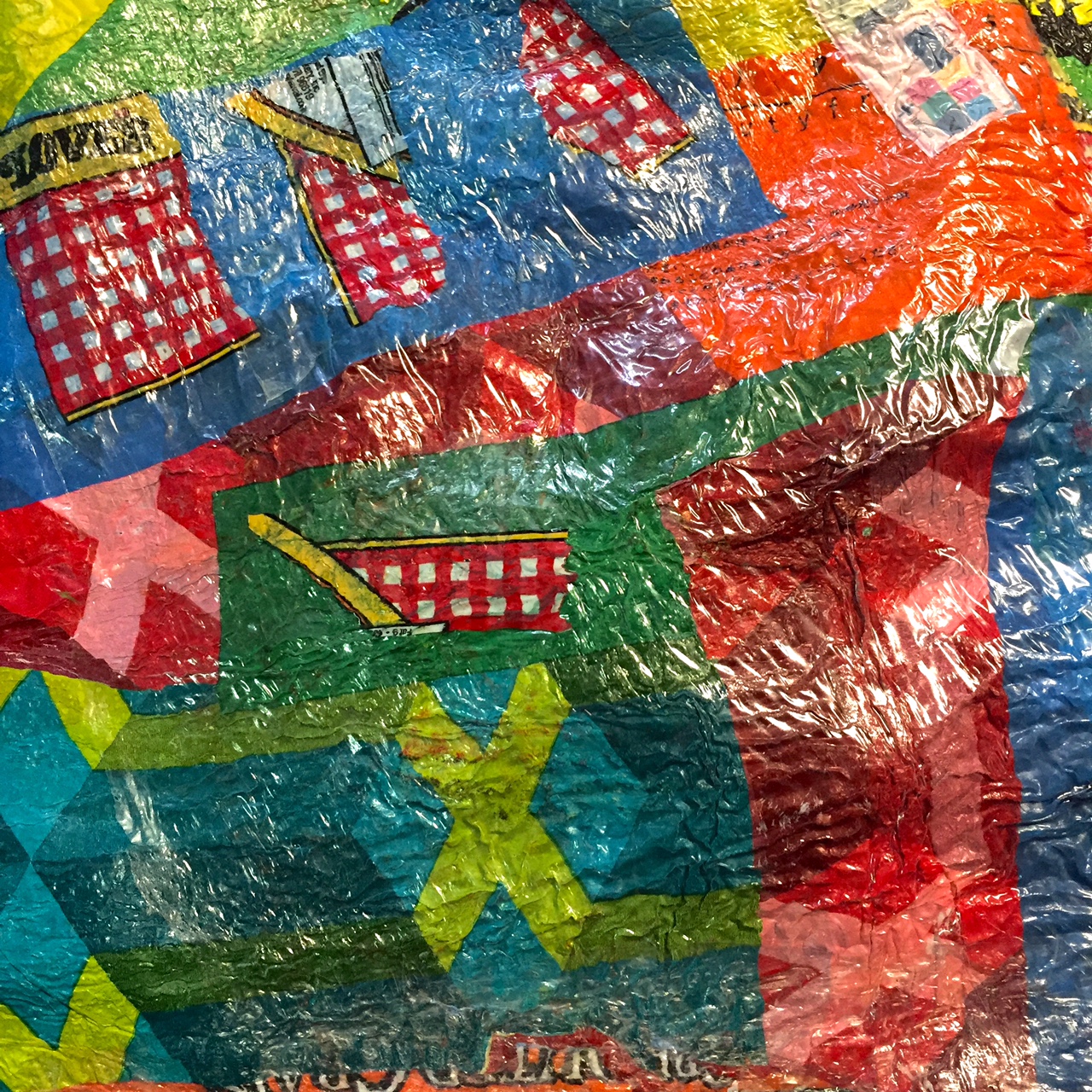 More fun with fused plastic bags!