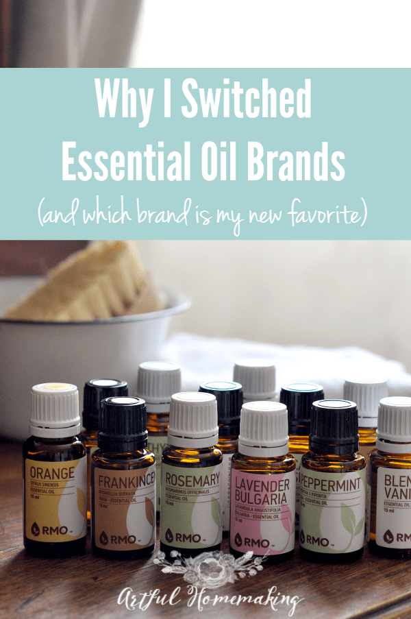 Why I Switched Essential Oil Brands Artful Homemaking