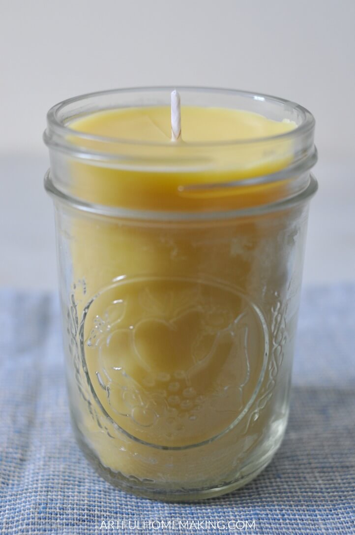How to Make Beeswax Candles Easy DIY Tutorial Artful Homemaking