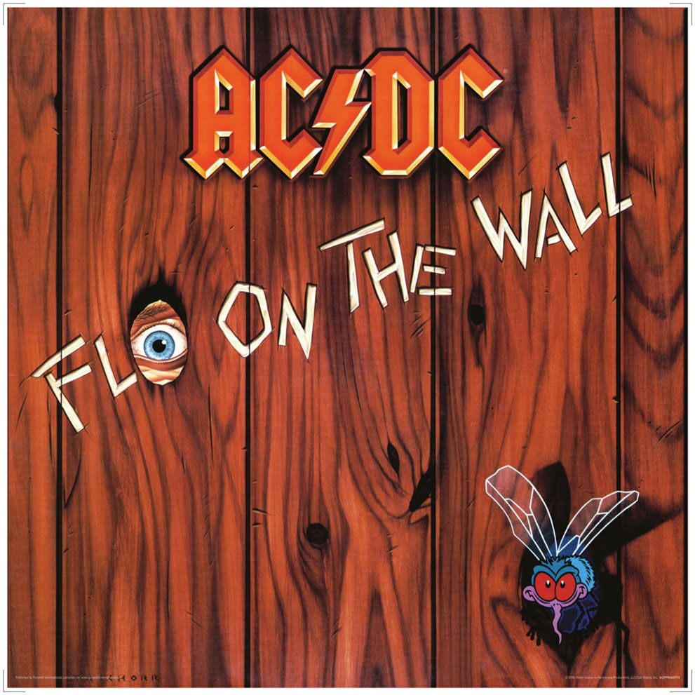 AC/DC (Fly on the Wall) Album Cover Framed Print The Art Group