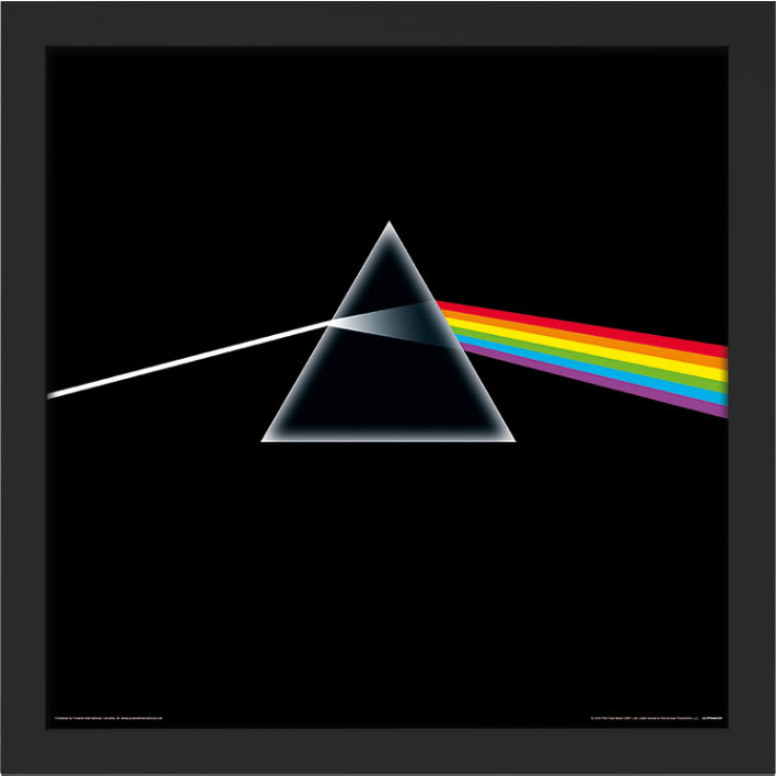 Pink Floyd (Dark Side of the Moon) Album Cover Framed Print The Art Group