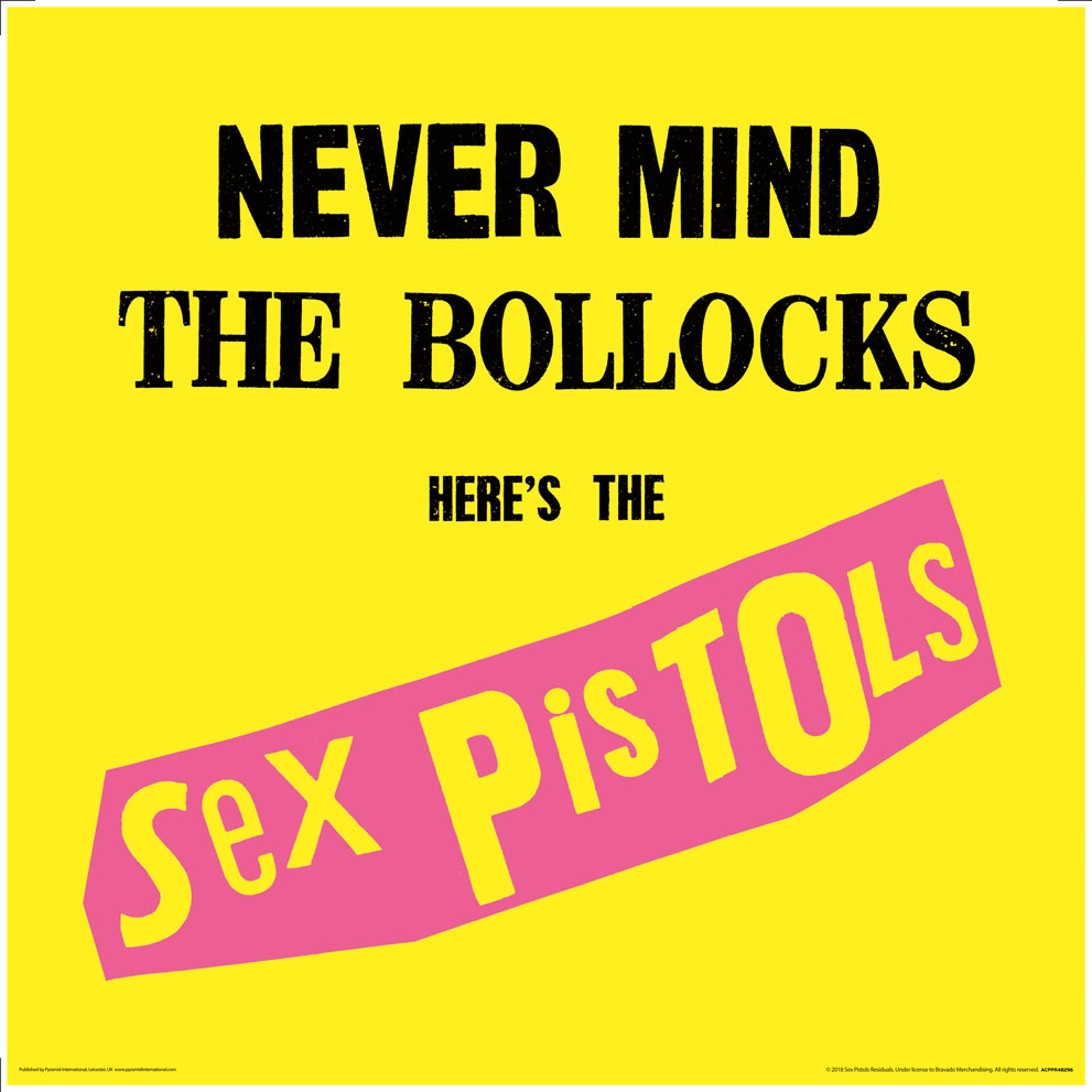 Sex Pistols (Never Mind the Bollocks) Album Cover Framed Print | The