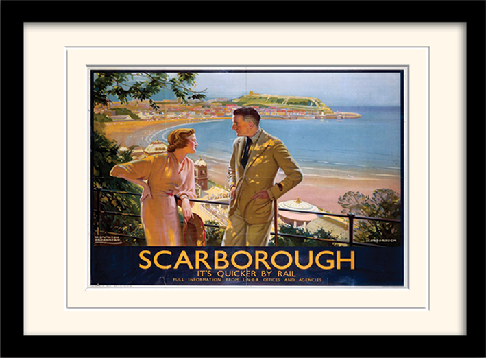 Scarborough (5) Mounted & Framed 30 x 40cm Print The Art Group