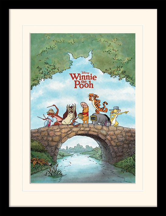 Winnie The Pooh Mounted & Framed 30 x 40cm Print The Art Group