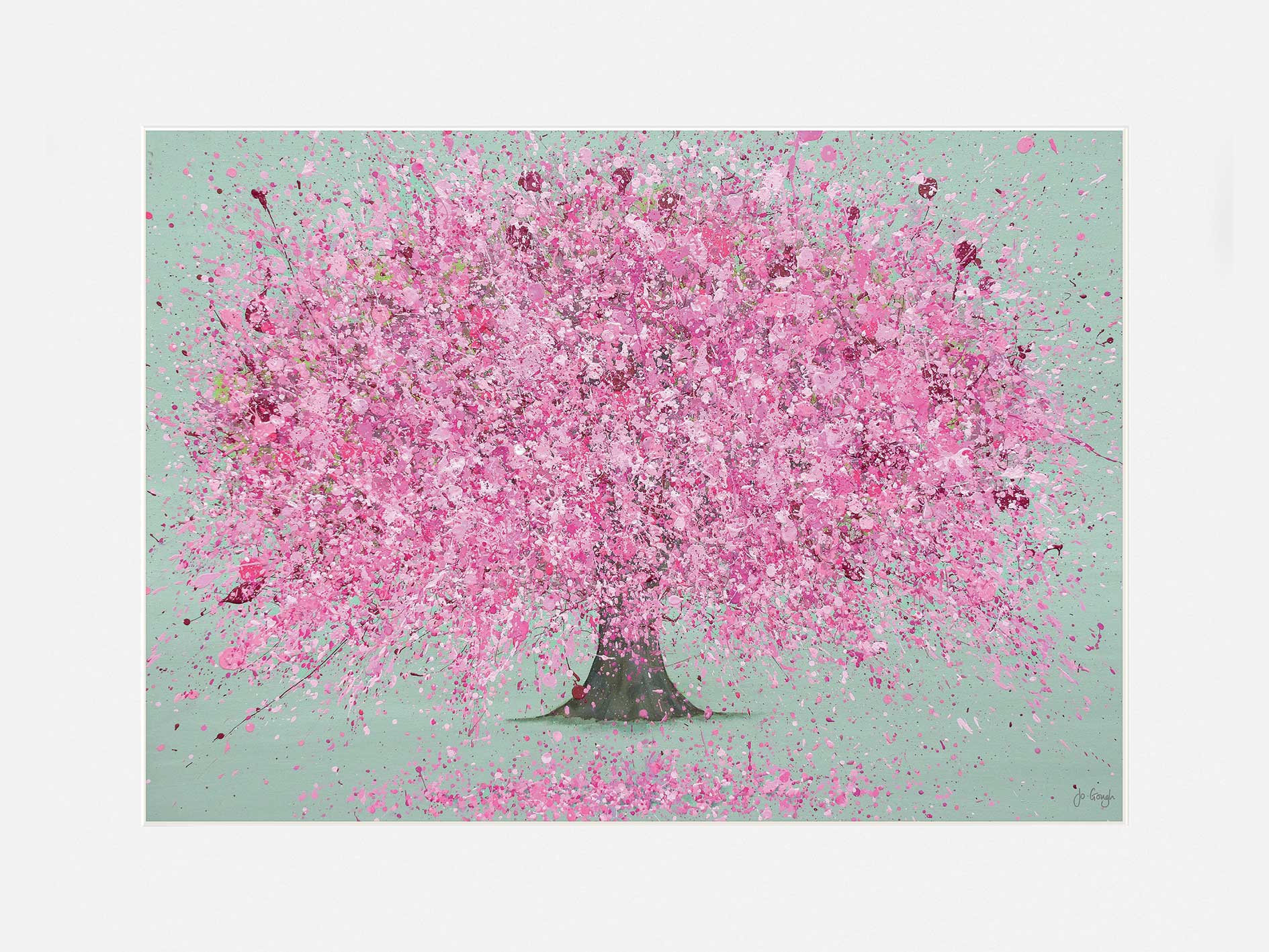 Jo Gough (Blossoming Love) Mounted Print The Art Group