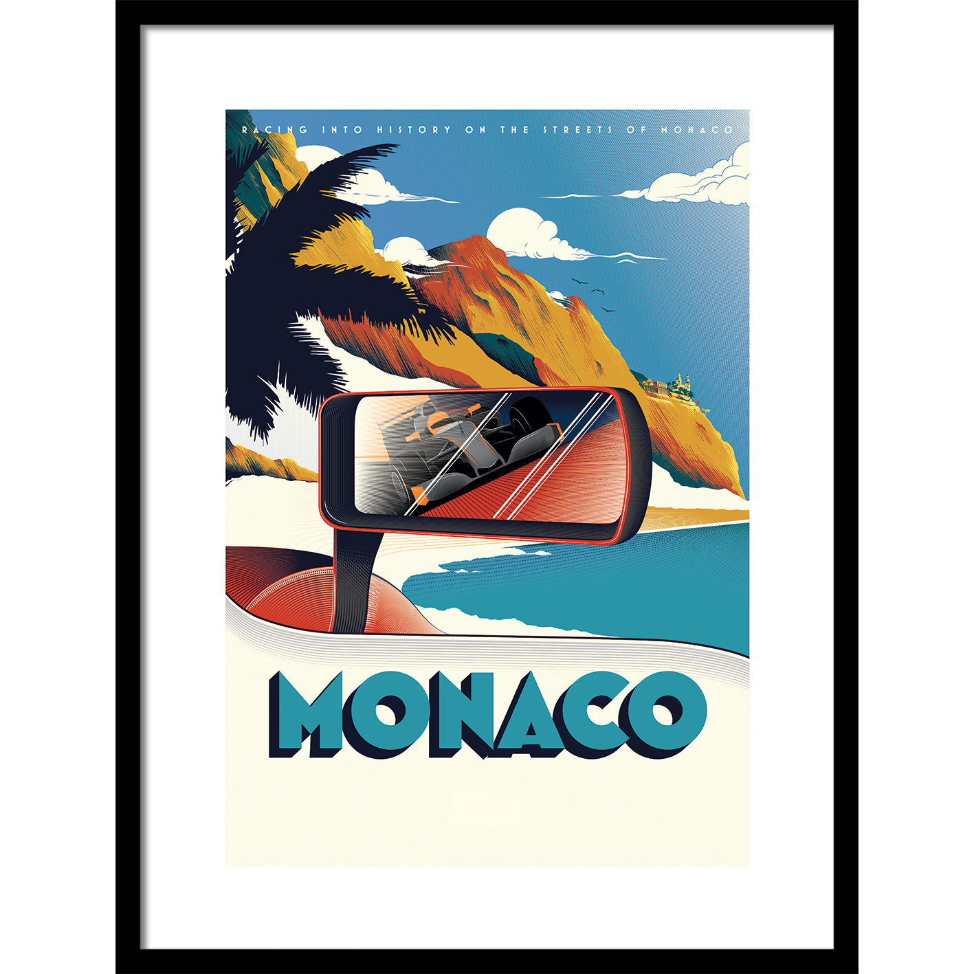 Zoom F1 (Monaco) PreFramed Art Print The Art Group