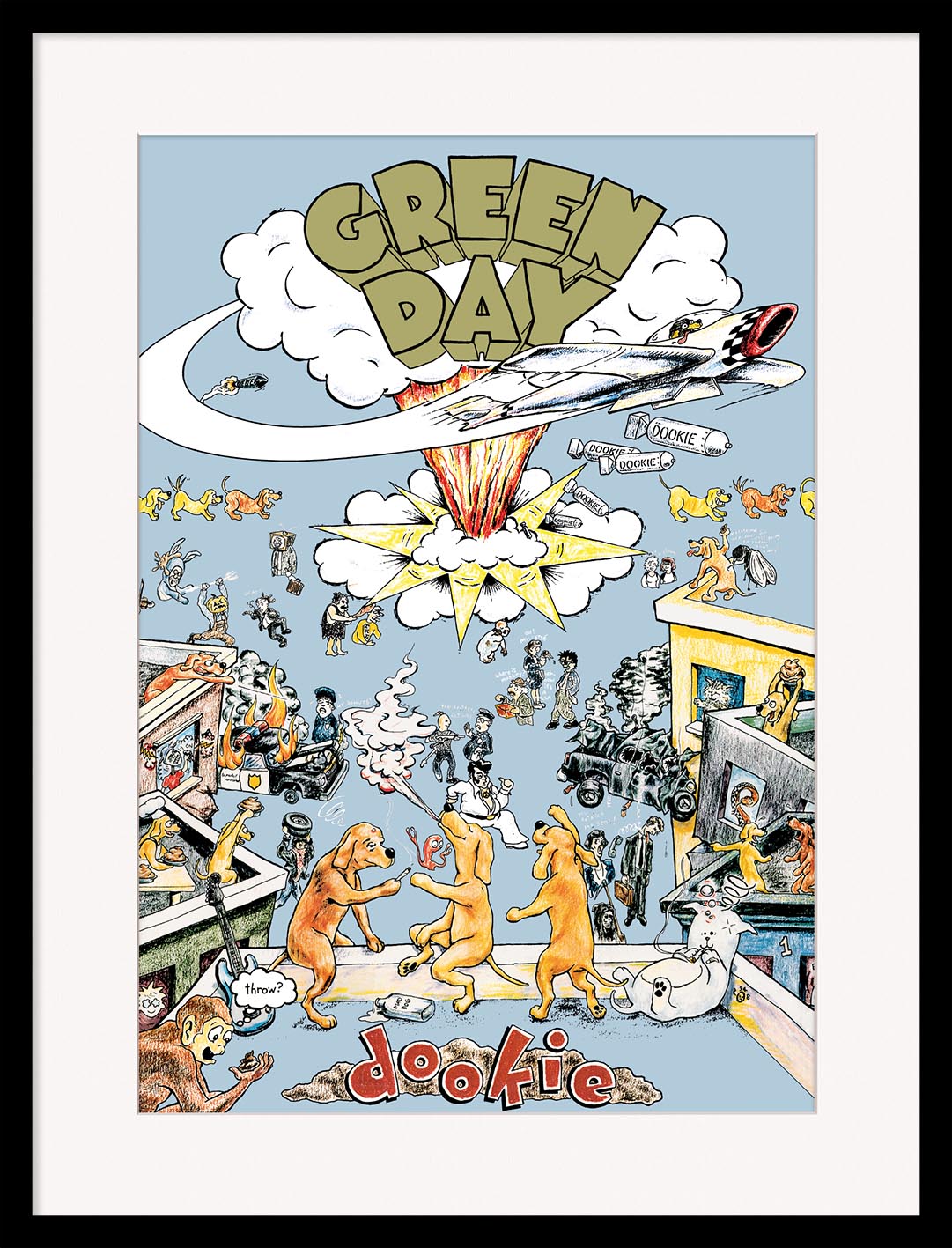 Green Day (Dookie) PreFramed Art Print The Art Group
