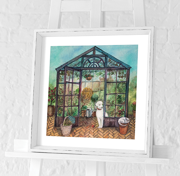 Joe Ramm (Flower Bed) Canvas Print The Art Group