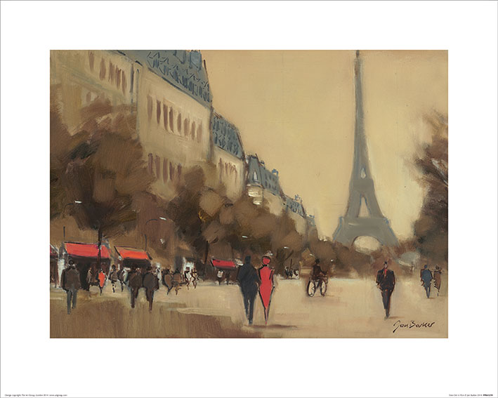 Jon Barker (Time Out in Paris) Canvas Print The Art Group