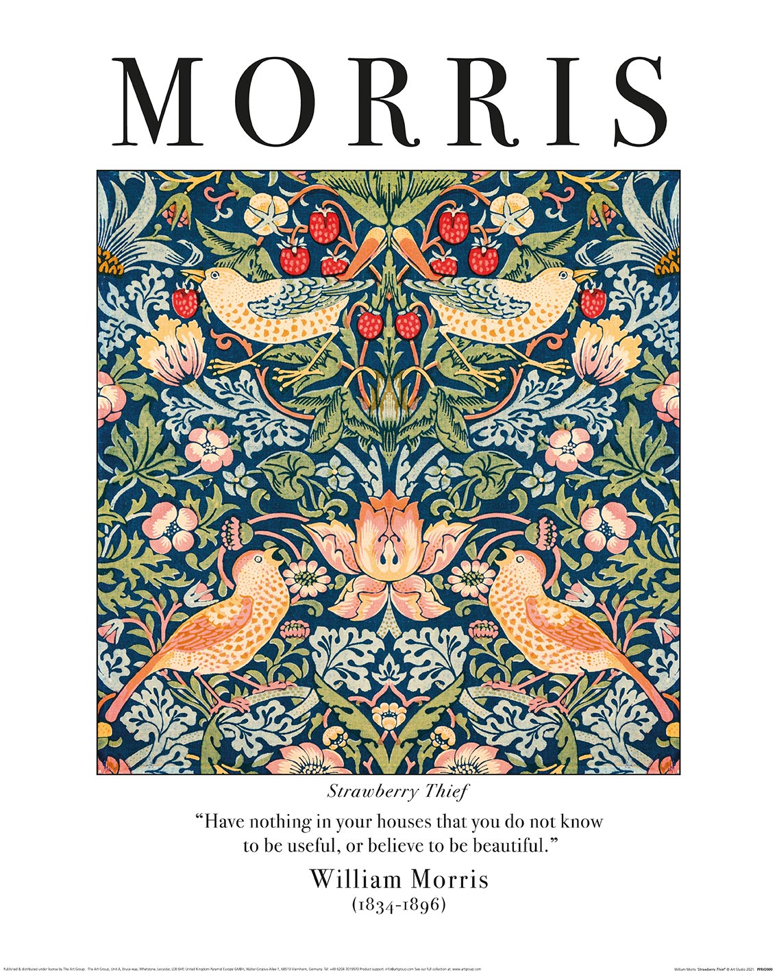 William Morris (Strawberry Thief) Art Print The Art Group