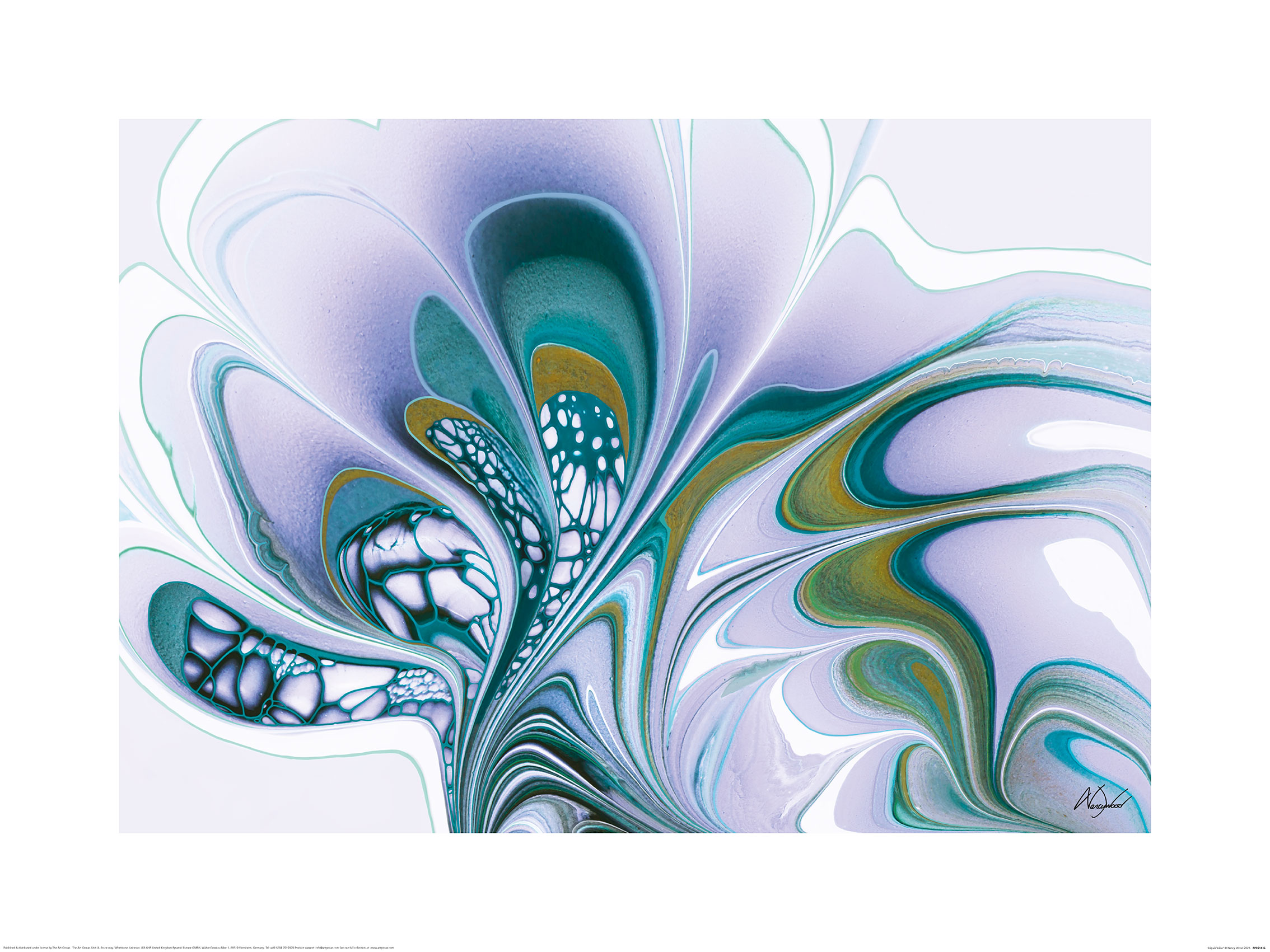 Nancy Wood (Liquid Lilac) Canvas Print The Art Group
