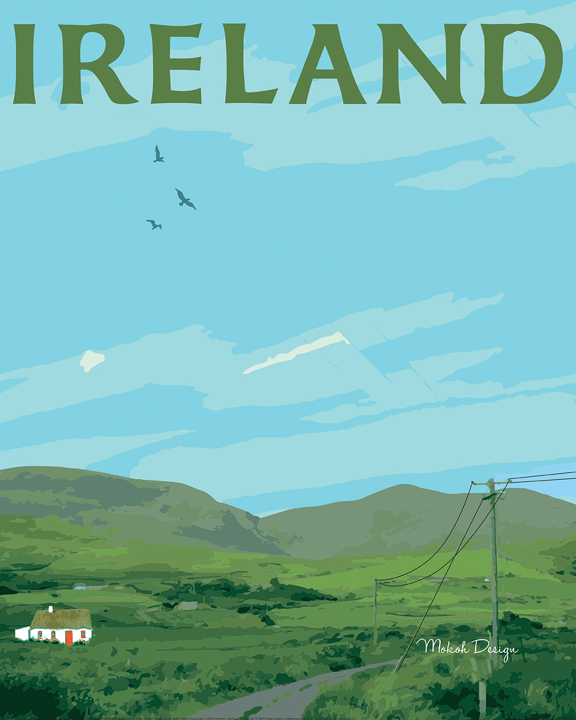 MOKOH (Ireland) Art Print The Art Group