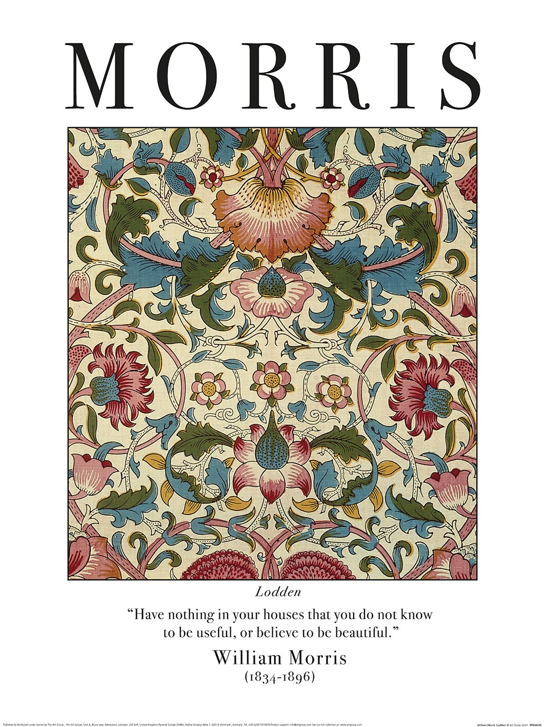 William Morris (Lodden) Art Print The Art Group