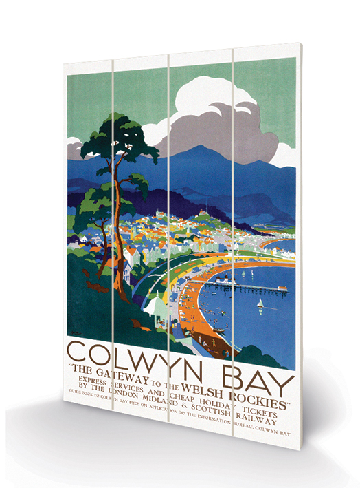 Colwyn Bay Wood Print The Art Group