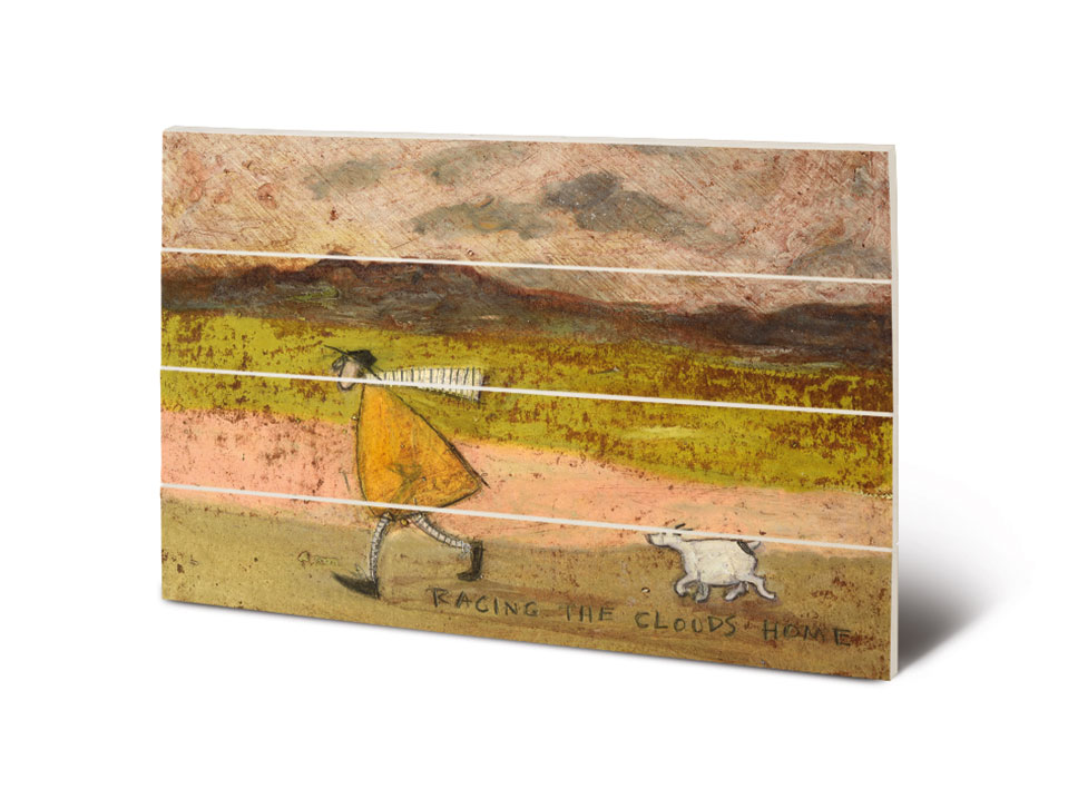 Sam Toft (Racing The Clouds Home) Wood Print The Art Group