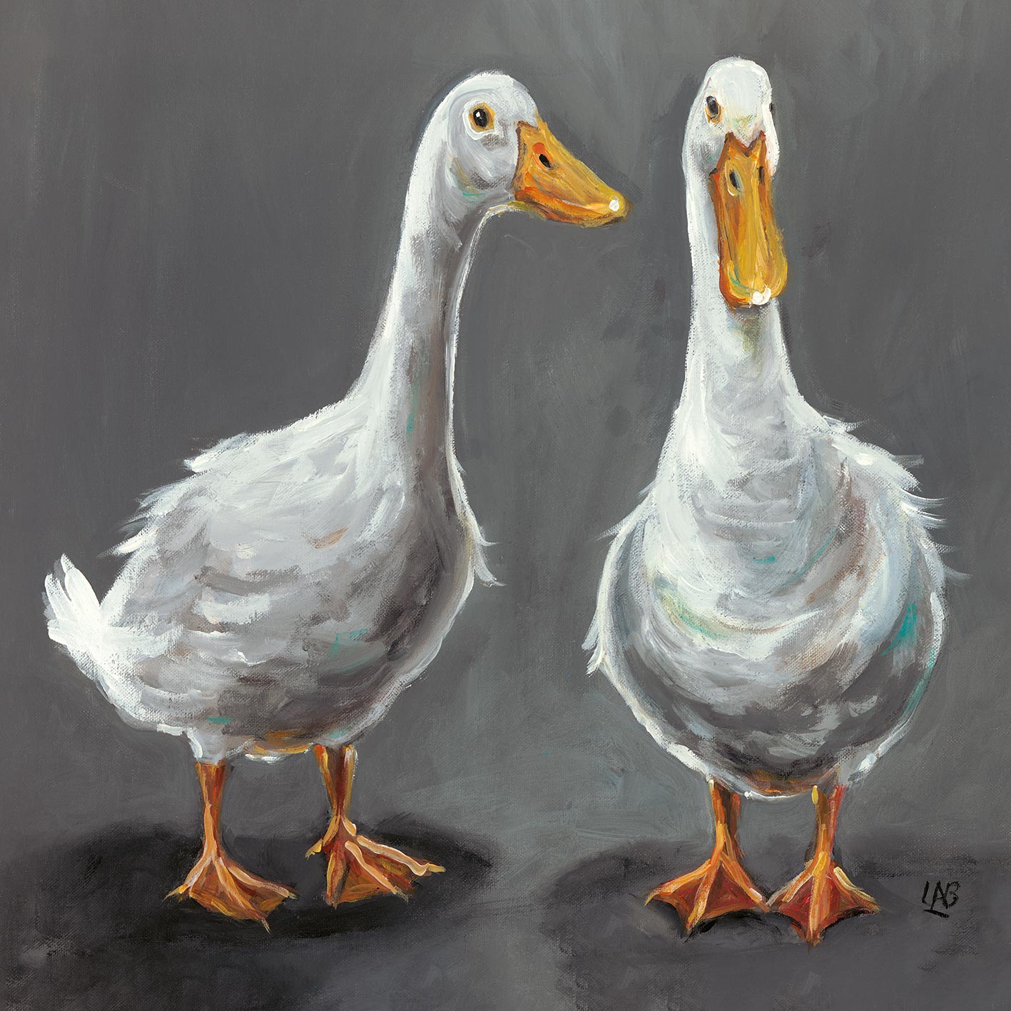 Louise Brown (What's Up Duck) Canvas Print The Art Group