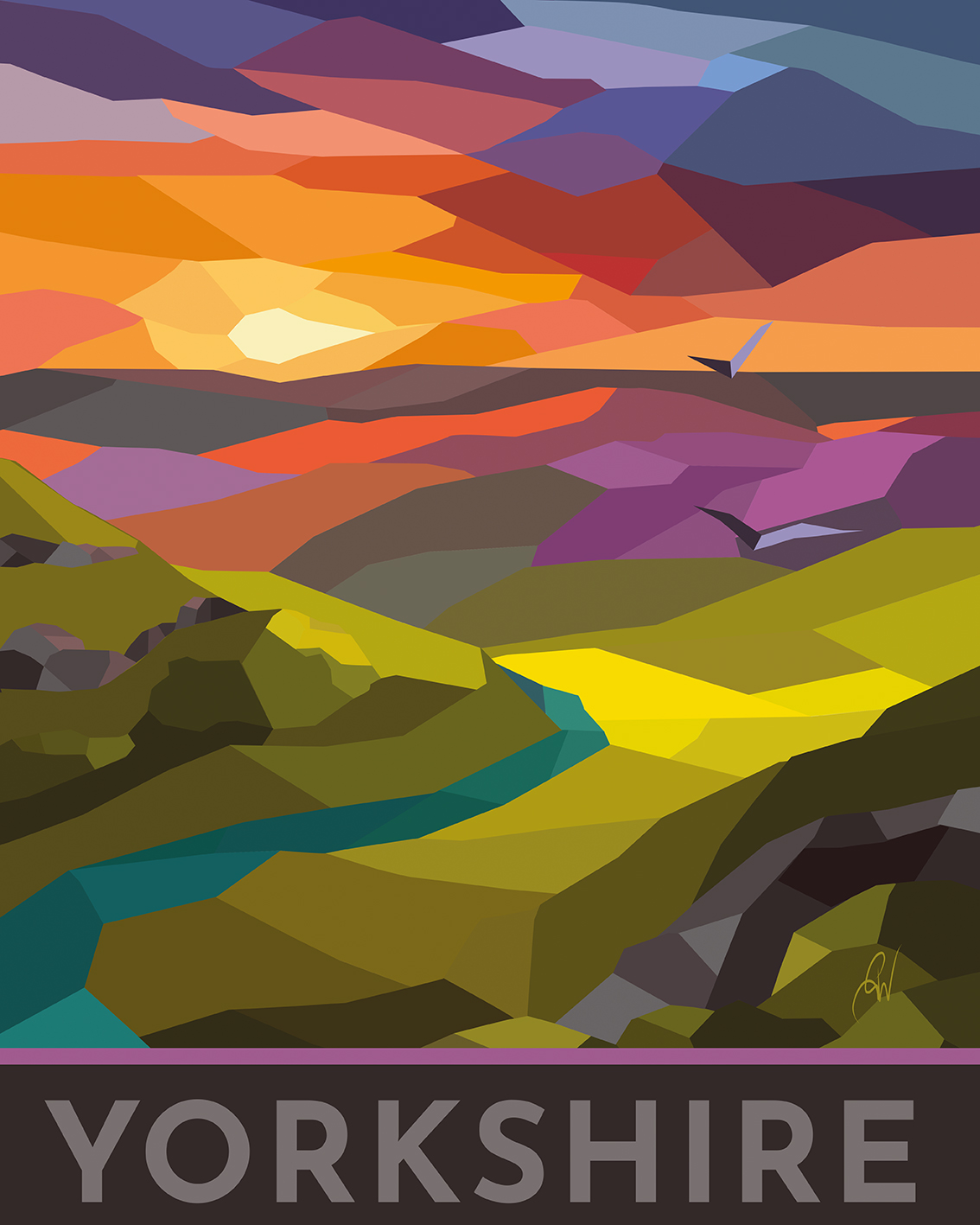 Westley (Yorkshire Stained Glass) Wood Print The Art Group